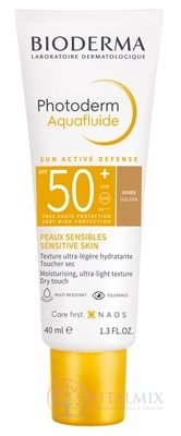BIODERMA Photoderm Aquafluide SPF 50+ opalovací krém, tmavý 1x40 ml