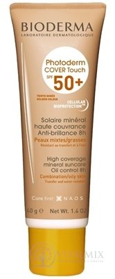 BIODERMA Photoderm COVER Touch SPF 50+ golden minerální make-up zlatý 1x40 g