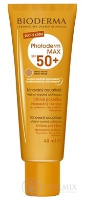 BIODERMA Photoderm MAX SPF 50+ Aquafluid suchý krém světlý 1x40 ml