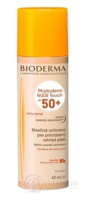 BIODERMA Photoderm NUDE Touch SPF50 + světlý odstín 1x40 ml