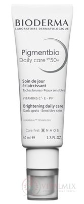 BIODERMA Pigmentbio Denní krém SPF 50+ zesvětlující 1x40 ml