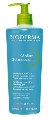 BIODERMA Sébium Gel moussant čistící pěnivý gel, s pumpou 1x500 ml