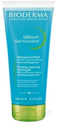 BIODERMA Sébium Gel moussant INOV. čistící pěnivý gel, tuba 1x200 ml