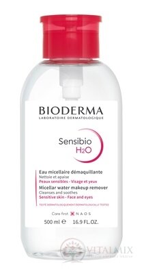BIODERMA Sensibio H2O micelární voda pro citlivou pleť, s pumpou (inov.2014) 1x500 ml