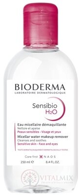 BIODERMA Sensibio H2O (V2) micelární voda pro citlivou pleť (inov. 2021) 1x250 ml