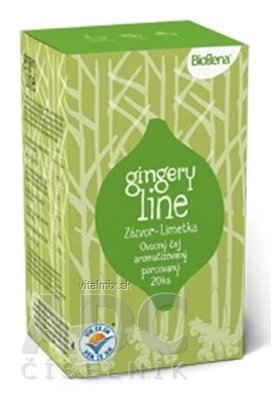 Biogena Ginger line Zázvor &amp; Limetka čaj 20x2 g (40 g)