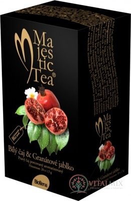 Majestic Tea Bílý čaj &amp; Granátové jablko čaj 20x1,5 g (30 g)