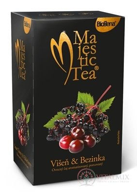 Biogena Majestic Tea Višeň &amp; Baza ovocný čaj 20x2,5 g (50 g)