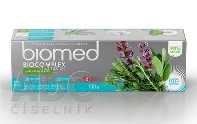 bio med BIOCOMPLEX zubní pasta s přírodními cedrovými esenciálními oleji 1x100 g