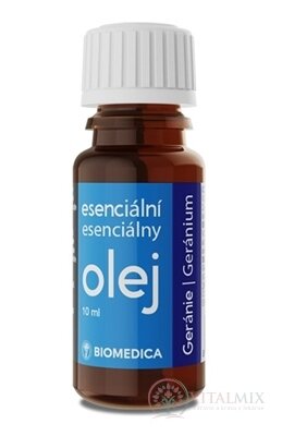 BIOMEDICA Esenciální olej Geranium olej 1x10 ml