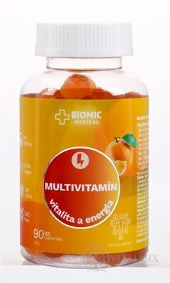 BIOMIC MULTIVITAMIN gummies, pomerančová příchuť 1x90 ks