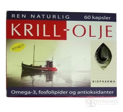 BIOPHARMA KRILL olje cps 1x60 ks