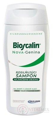 Bioscalin Nova Genina POSILUJÍCÍ ŠAMPON pro zvětšení objemu 1x200 ml