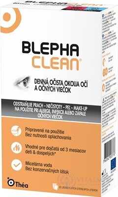 Blephaclean sterilní ubrousky 1x20 ks