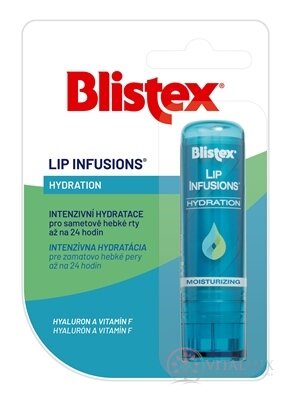 Blistex LIP INFUSIONS HYDRATION SPF 15 balzám na rty, tyčinka 1x3,7 g