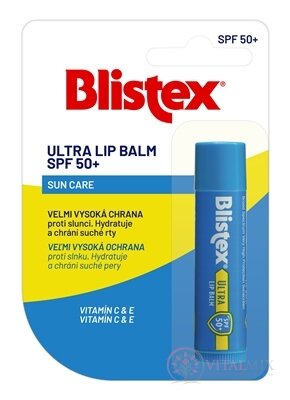 Blistex ULTRA SPF 50+ balzám na rty, tyčinka 1x4,25 g