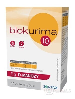 Blokurima 2 g D-manosa sáčku 1x10 ks