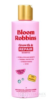 Bloom Robbins Growth &amp; REPAIR SHAMPOO šampon na suché a barvené vlasy 1x250 ml