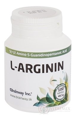 Brainway L-ARGININ cps 1x100 ks