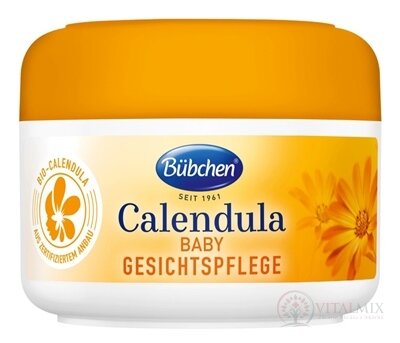 BUBCHEN Calendula BABY KRÉM NA TVÁŘ s měsíčkem 1x75 ml