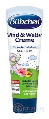 Bübchen OCHRANNÝ KRÉM DO VĚTRU A Nečase (Wind &amp; Wetter Creme) inov.2015., 1x75 ml