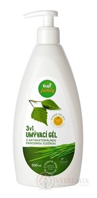 BUPI family MYCÍ GEL 3v1 CITRÓNOVÁ TRÁVA, BREZA 1x500 ml