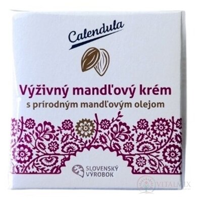 Calendula VÝŽIVNÝ MANDLOVÝ KRÉM na suchou a citlivou pleť 1x40 ml