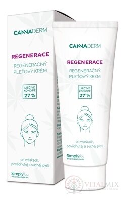 Cannaderm REGENERACE regenerační krém na suchou pokožku 1x75 g