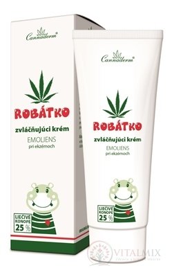 CANNADERM Robátko emoliens promašťující krém při atopii 1x75 g