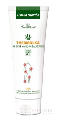 Cannaderm THERMOLKA - hřejivé konopné mazání 1x250 ml