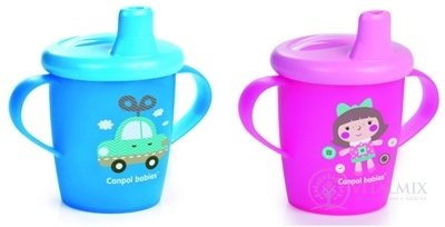 Canpol Babies Nekapající hrníček Toys 250 ml s tvrdým pítkem (9m +) 1x1 ks