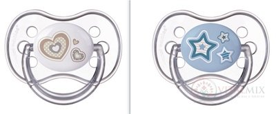 Canpol Babies Utišující dudlík Newborn baby (18m +) C, silikon, kulatý, 1x1 ks