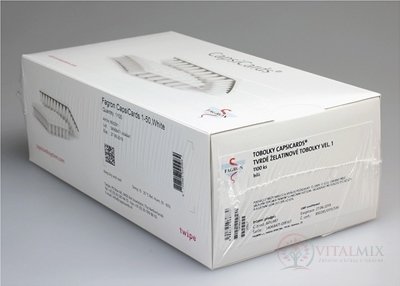 CapsiCards žel. kapsle Vysoce. 1 - FAGRON bílé 1100 ks karton 22x50 ks (1 bal.), 1x1 set