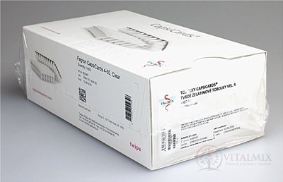 CapsiCards žel. kapsle Vysoce. 4 - FAGRON transparentní 1400 ks karton 28x50 ks (1 bal.), 1x1 set