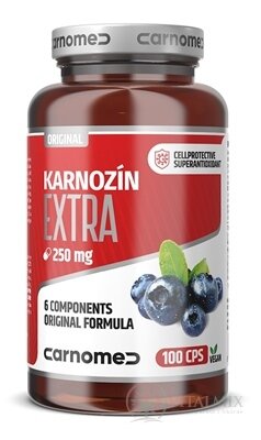 CarnoMed Karnosin EXTRA Pure&amp;Strong cps 1x100 ks