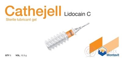 CATHEJELL LIDOCAIN C gel Urt (Lidokainová kapky 12,5 g) 1x5 ks