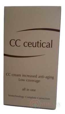 CC ceutical krém intenzivní účinek proti vráskám s jemnou kryvostí (low coverage) 1x30 ml