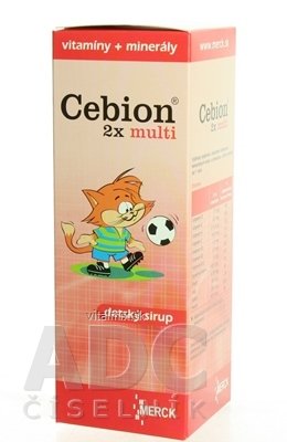 CEBION 2x multi dětský sirup 1x150 ml