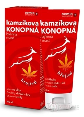 Cemio Kamzíkova konopná mast hřejivá (inov.2023) 1x200 ml