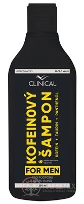 CLINICAL KOFEINOVÝ ŠAMPON PRO MUŽE kofein, taurin, panthenol 1x250 ml