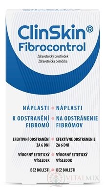 ClinSkin Fibrocontrol náplasti pro odstranění fibromů 1x3 ks