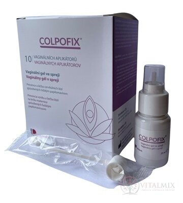 COLPOFIX vaginální gel ve spreji 20 ml + 10 aplikátorů, 1x1 set