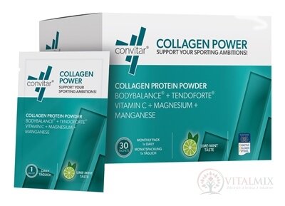 CONVITAR Collagen Power sáčky, prášek s příchutí citrón-máta (á 18,1 g) 1x30 ks