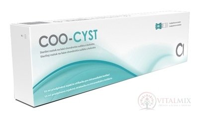 COO-cysty stříkačka Předplněno sterilní roztok na intravezikální kapky 1x50 ml