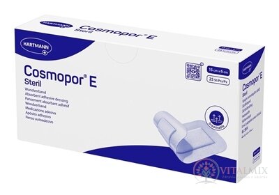 Cosmopor E STERIL náplast sterilní s mikrosíťkou (15x6 cm) 1x25 ks