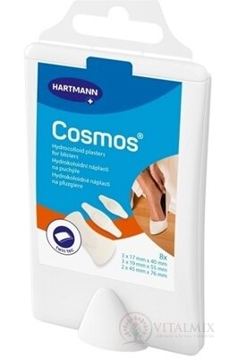 COSMOS Na puchýře mix náplasti, inov.2015, 1x8 ks