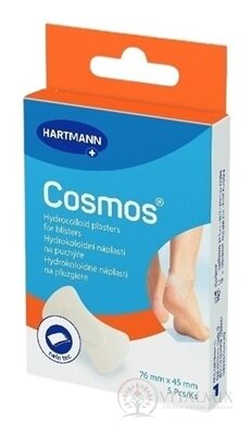 COSMOS Na puchýře na patě náplasti (45x76 mm) 1x5 ks