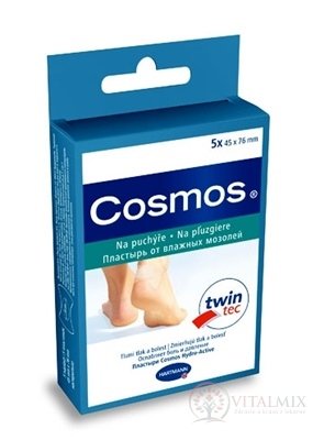 COSMOS Na puchýře na patě náplasti (45x76 mm) 1x5 ks