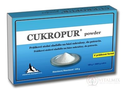 CUKROPUR Powder práškové stolní sladidlo 1x100 g