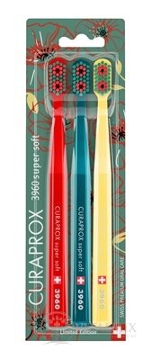 CURAPROX CS 3960 supersoft Edice vlčích máků zubní kartáček (2+1) 1x3 ks